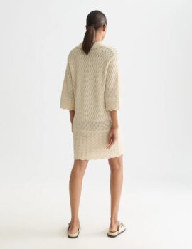 POINTELLE STITCH KNITTED SHORT TUNIC DRESS SCOTCH & SODA