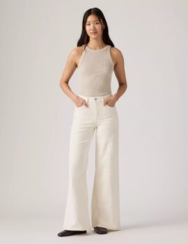 CORDUROY 728 HIGH – RISE WIDE – LEG PANTS – EGRET LEVI´S