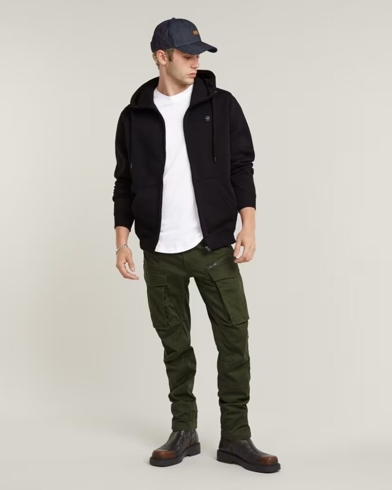 SUDADERA CON CAPUCHA PREMIUN CORE ZIP G-STAR