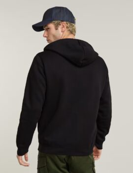 SUDADERA CON CAPUCHA PREMIUN CORE ZIP G-STAR