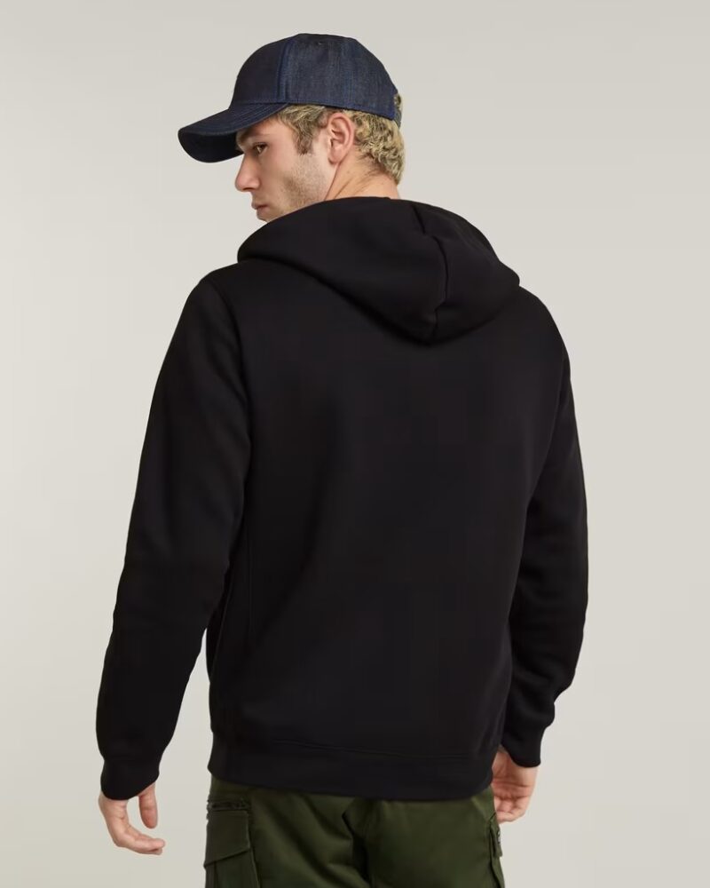 SUDADERA CON CAPUCHA PREMIUN CORE ZIP G-STAR