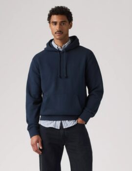 SUDADERA CON CAPUCHA – NAVY BLAZER LEVIS