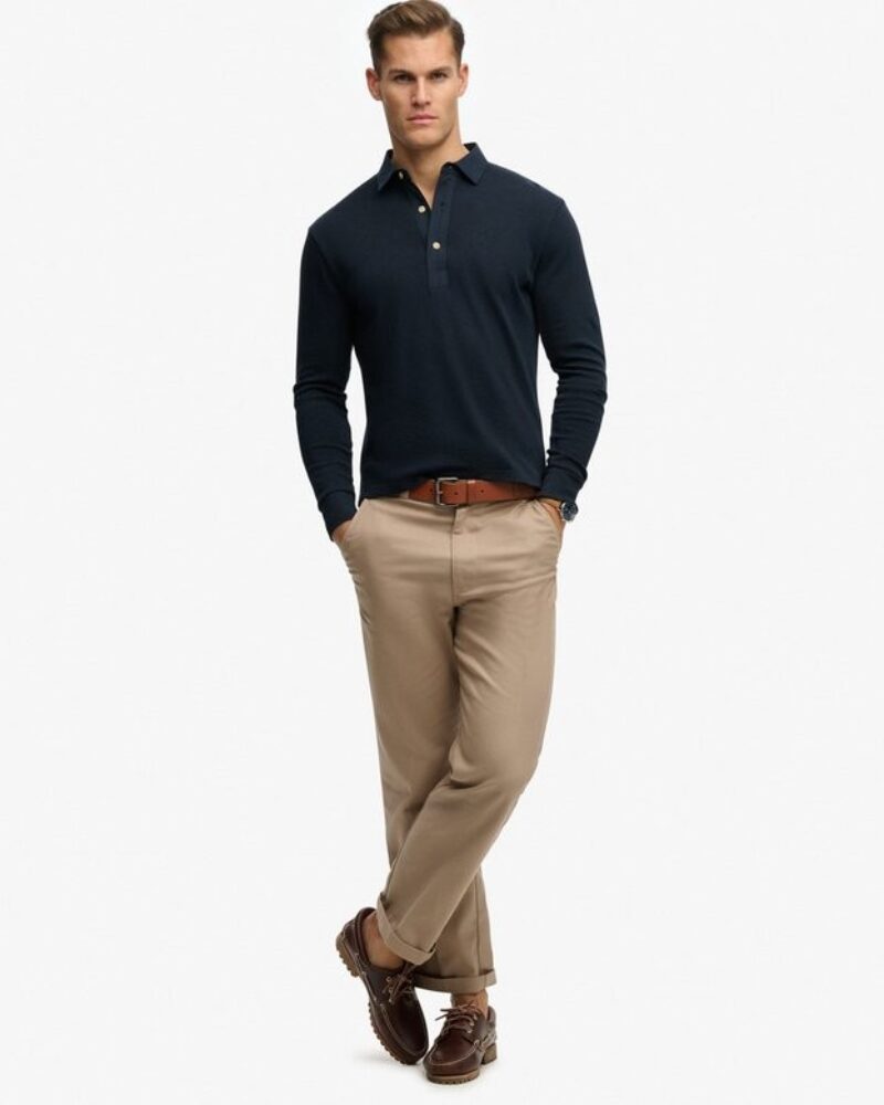 TOP PREPPY MANGA LARGA SUPERDRY