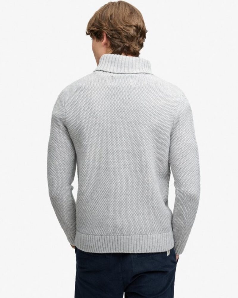 JERSEY JACOB CABLE CUELLO ALTO SUPERDRY